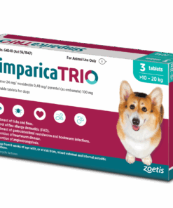 Simparica Trio 10.1 - 20kg (Ticks, Fleas and Deworming)