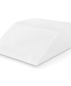 Simply Comfy Memory Foam Pillow For Swelling, Knee Pain Relief - White Cover