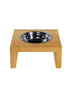 Single Bowl 100mm High Clear Cat & Dog Feeder