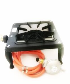 Single Gas Burner with Gas Hose & Bullnose Regulator