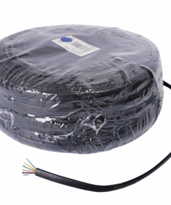 SiRCONY Telephone FLAT cable (100M) 6 core BLACK
