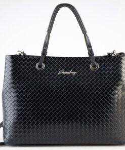 Sissy Boy - ELIXER Black Woven Shopper