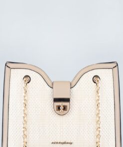 Sissy Boy: Stand Out Structured Tote Bag With Chain Strap