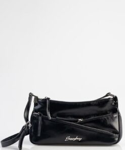 Sissy Boy: Zip Club Multi Zip Shoulder Bag