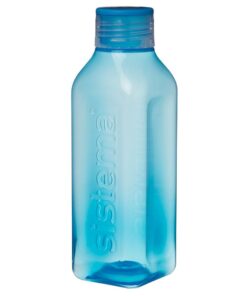 Sistema - 725ml Medium Square Bottle - Blue