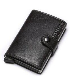 SIXTEEN10 Credit Card Pop Up Wallet with Clip - Dark Grey