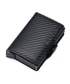 SIXTEEN10 Dual Credit Card Pop Up Wallet - Carbon Fibre