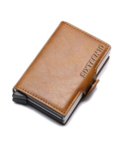 SIXTEEN10 Dual Credit Card Pop Up Wallet - Light Brown