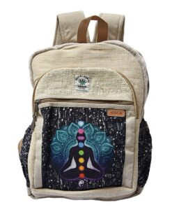 SKA Mandala Chakra 100% Pure Handmade Gheri Hemp Eco-Friendly Backpacks - Chakra