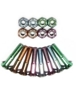 Skateboard Multi-Colour Nuts and Bolts