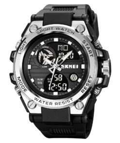 Skmei 2031 Digital & Analog Sport Watch - Silver