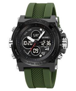 Skmei 2065 Digital & Analog Sport Watch - Army Green