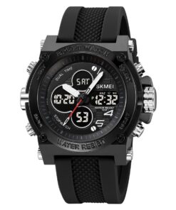 Skmei 2065 Digital & Analog Sport Watch - Black-Black