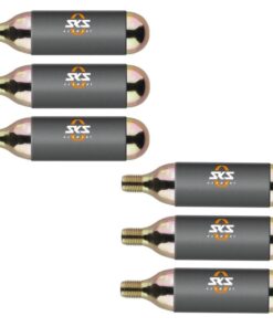 SKS Co2 Cartridge: Threaded, 16g for use with Airgun Bicycle Pump x 6