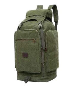 Skywalker Canvas Camping Bag, Backpack- 55Liter - Green