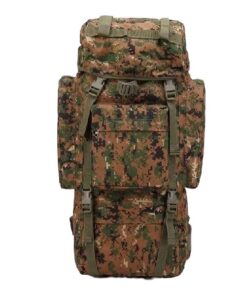 Skywalker Internal Frame Outlander Extreme Hiking Backpack - 65 Litre - Camouflage Green