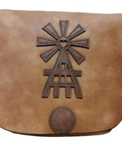 Skywalker Ladies Faux Crossbody Sling Bag - Khaki