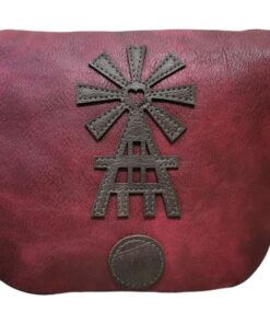 Skywalker Ladies Faux Crossbody Sling Bag - Red