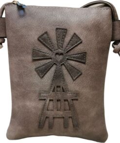 Skywalker Ladies  Faux Small Crossbody Sling Bag - Grey