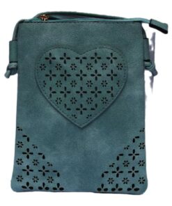 Skywalker Ladies Faux Small Crossbody Sling Bag - Turquoise