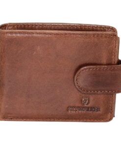Skywalker Men's Genuine Leather Bifold Wallet for 12 Cards - Light Brown