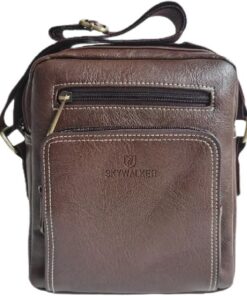 Skywalker Men's Sling Bag, Messenger Bag,Crossbody - Brown