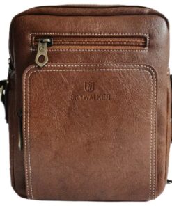 Skywalker Men's Sling Bag, Messenger Bag,Crossbody - Tan