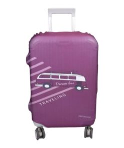Skywalker Printed Stretch Luggage Cover Protector - Purple - S