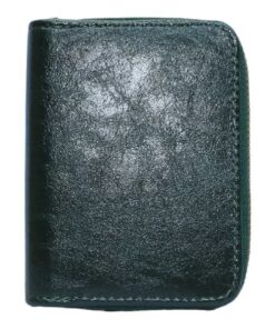 Skywalker PU Leather Zip Around Card Holder for 11 Cards - Green