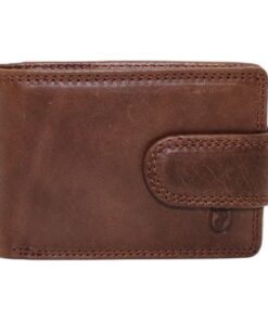 Skywalker Slim Men's Genuine Leather Bi-fold Credit Card Wallet for 12 card - LightBrown