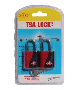 Skywalker TSA Padlock Set - 2 Padlocks in Set - Red