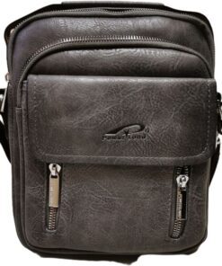 Skywalker Unisex Faux Leather Sling Bag - Grey