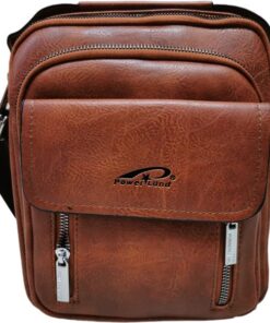 Skywalker Unisex Faux Leather Sling Bag - Light Brown