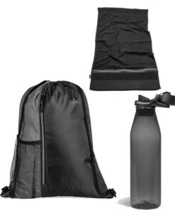 Slazenger - Drawstring Bag - Sport Towel - Water Bottle - Gift Set - 3 Piece