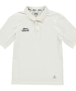 Slazenger Juniors Three Quarter Cricket Shirt - White (Parallel Import) - 7-8 years