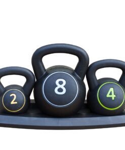 Slazenger Kettlebell Set - 2KG, 4KG & 8KG