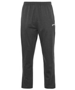 Slazenger Men's Jersey Jogging Bottoms - Charcoal Marl - Parallel Import - L