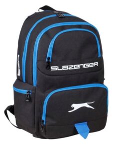 Slazenger Neil Backpack - Black & Royal Blue (Parallel Import)