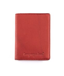 Sleek Flip Wallet - Crimson