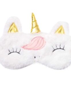 Sleep Mask - Unicorn - Pink and Gold