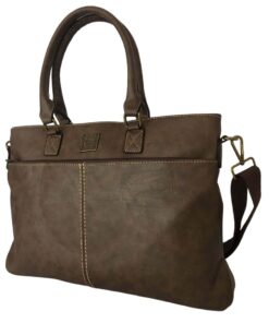 Slim Executive Laptop Bag - Cotton Road - Coffee