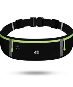 Slim Running/Training Belt With Headphone Port and Adjustable Strap