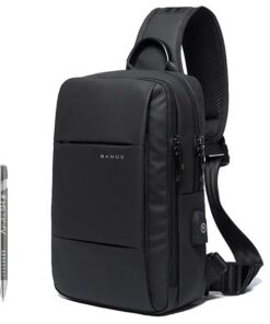 Sling Bag Cross Body Square Line With Pen