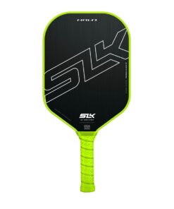 SLK Halo Control Max Pickleball Paddle by Selkirk - Raw Carbon - Green