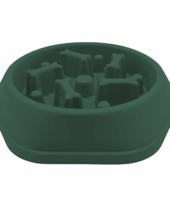 Slow Eating Bowl Feeder For Pets - Green