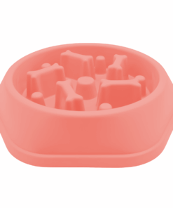 Slow Eating Bowl Feeder For Pets - Pink