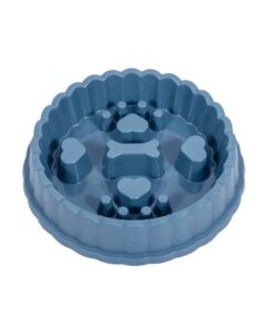 Slow Feeder Dog Bowl For Medium/Larger Dogs - Dark Blue