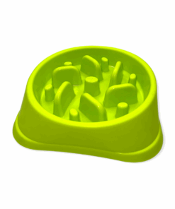 Slow Feeder Pet Bowl - Green