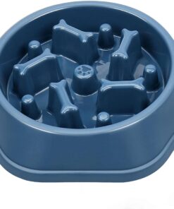 Slow Feeding Dog Bowl - Navy