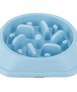 Slow Feeding Pastel Dog Bowl - Blue Pastel